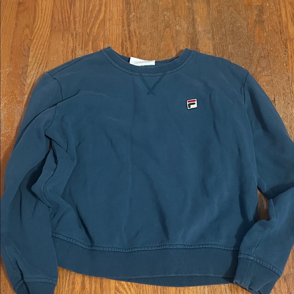 Fila Men's Teal Crewneck Sweater